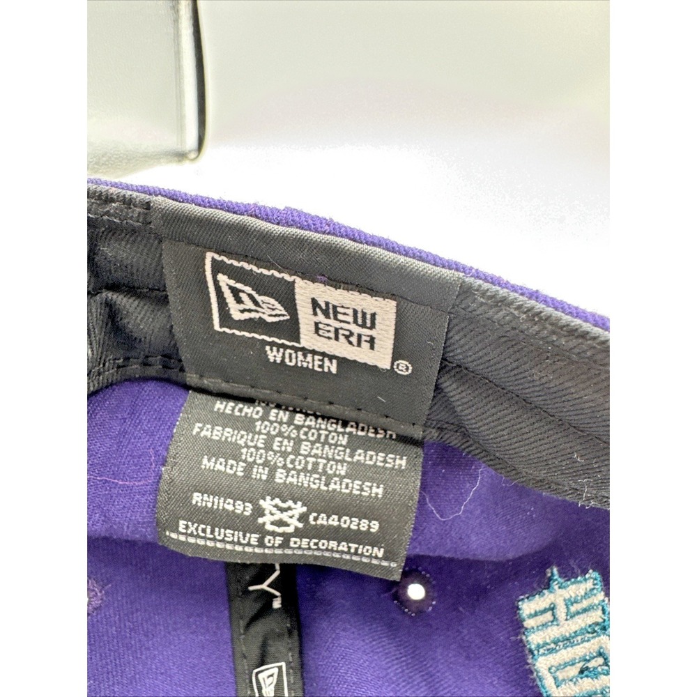 New Era NBA Charlotte Hornets Women's 9Twenty Hat  Adjustable Strap-back Glimmer - Picture 11 of 12
